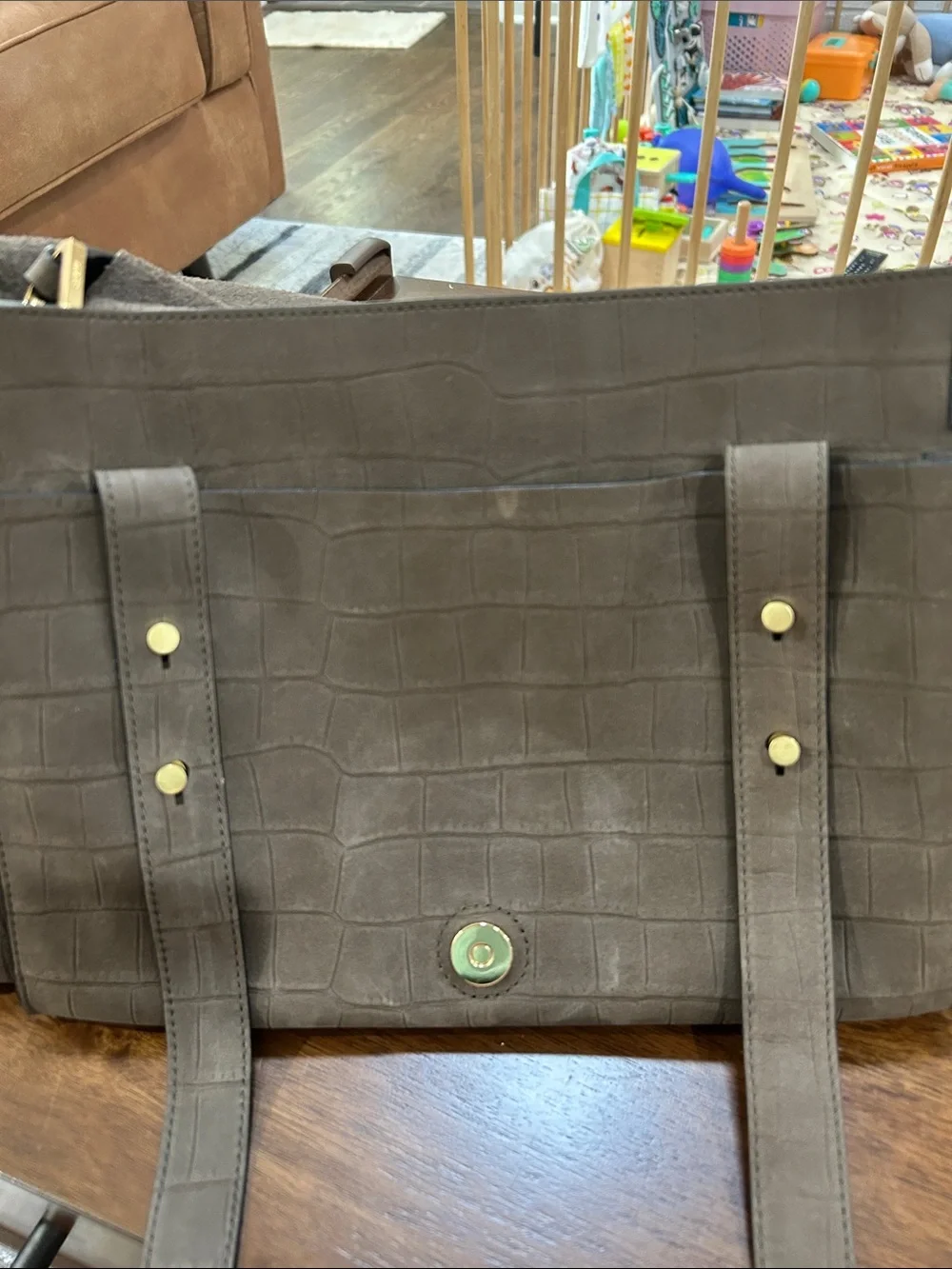 AllSaints Ursa Nubuck Satchel
